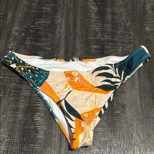 Tropical Floral Bikini Bottom